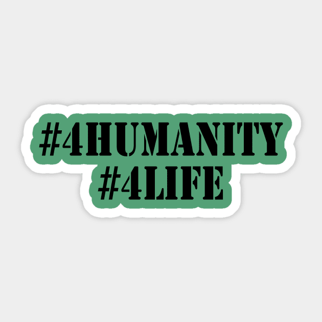 For Humanity For Life Sticker by multylapakID